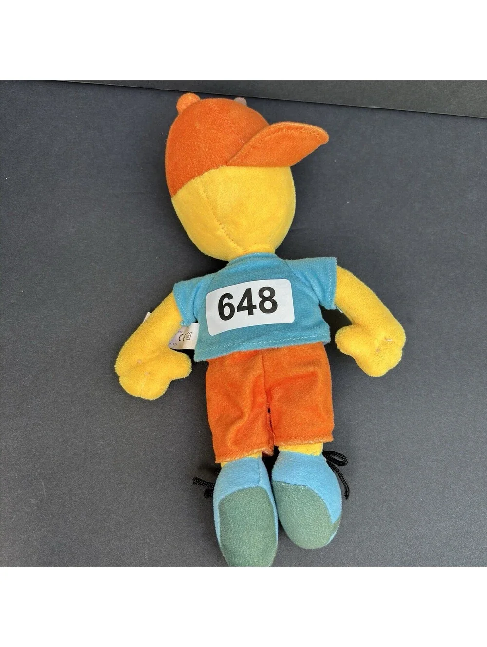 Kinderhotels Ki Ho Plush Doll Toy Stuffed Animal Blue Orange